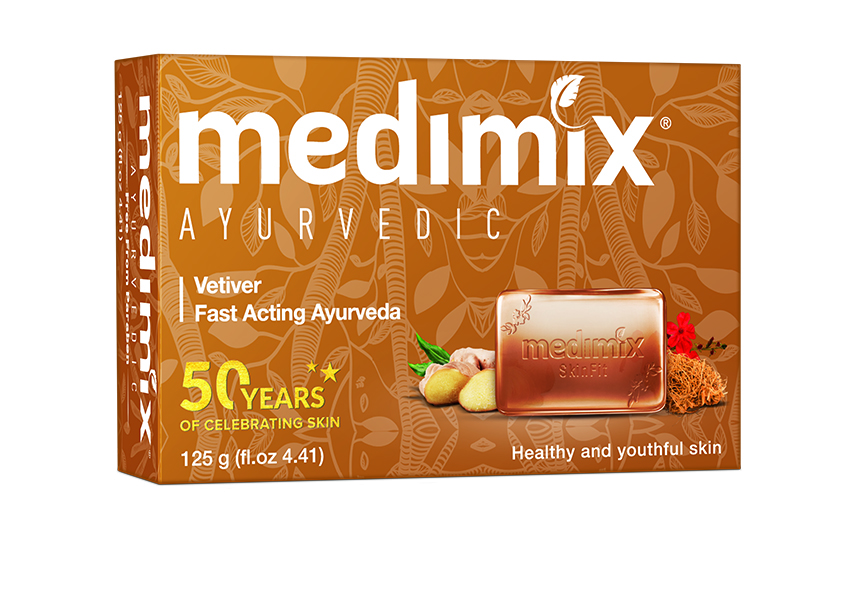 5 Pcs Medimix Ayurvedic Vetiver Soap 125 grams each